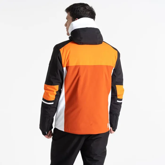 Dare 2b Insulated Jackets Amplitude Ski Jacket Black Orange 8211 Men