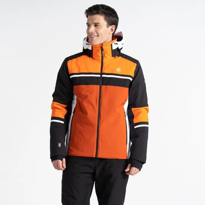 Dare 2b Insulated Jackets Amplitude Ski Jacket Black Orange 8211 Men