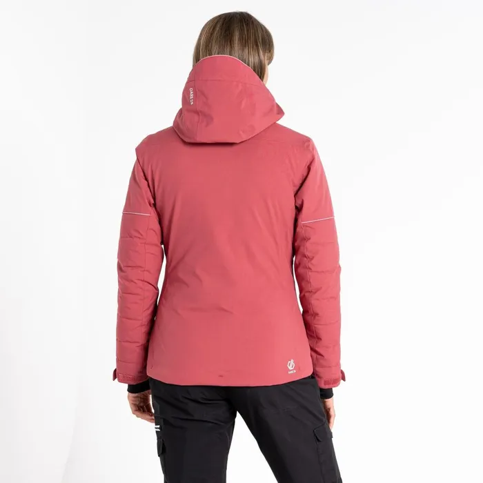Dare 2b Insulated Jackets Conveyed Waterproof Ski Jacket Earth Rose Black 8211 Women