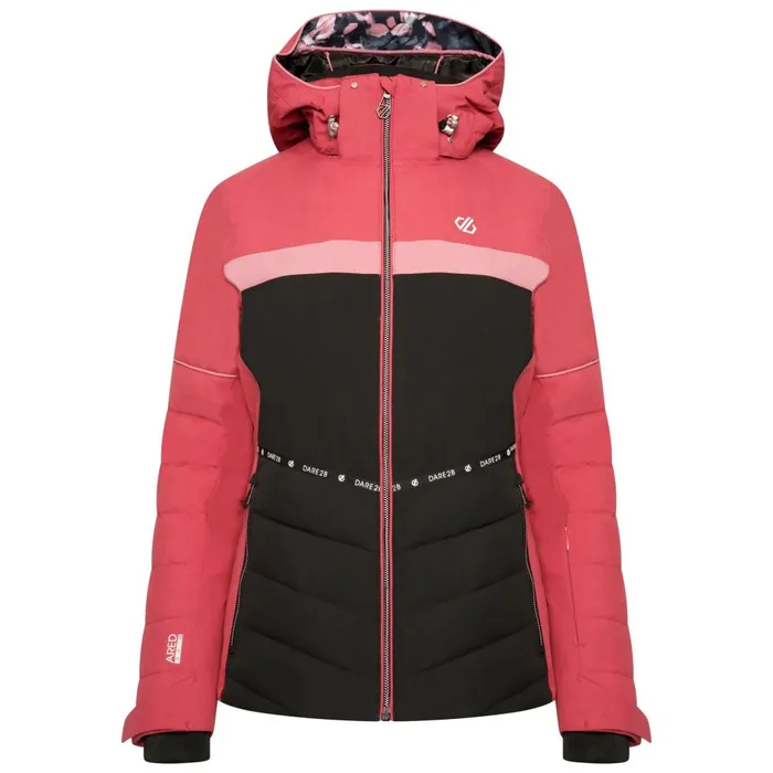 Dare 2b Insulated Jackets Conveyed Waterproof Ski Jacket Earth Rose Black 8211 Women