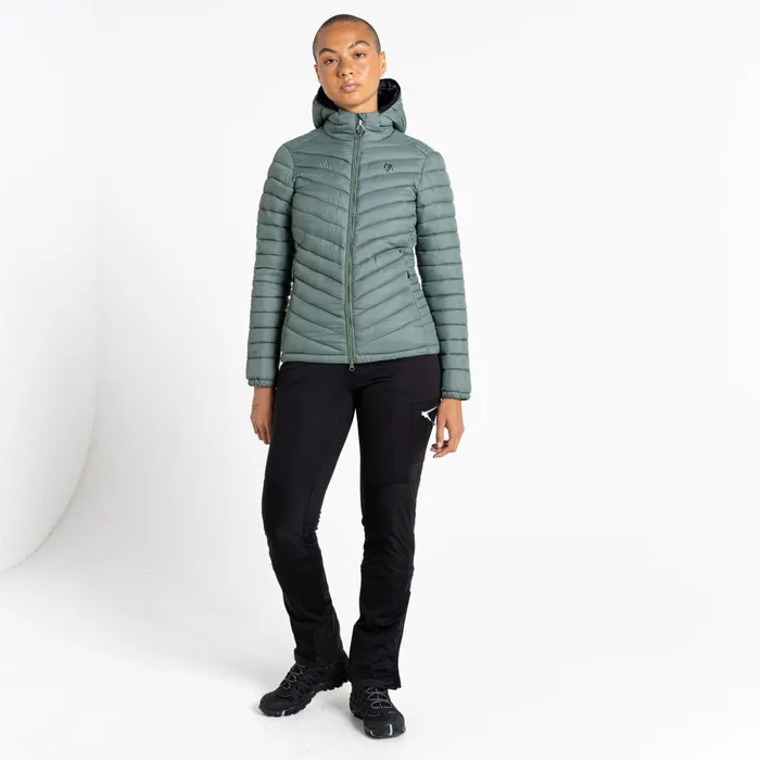 Dare 2b Insulated Jackets Deter II Lightweight Puffer Jacket Duck Green 8211 Women