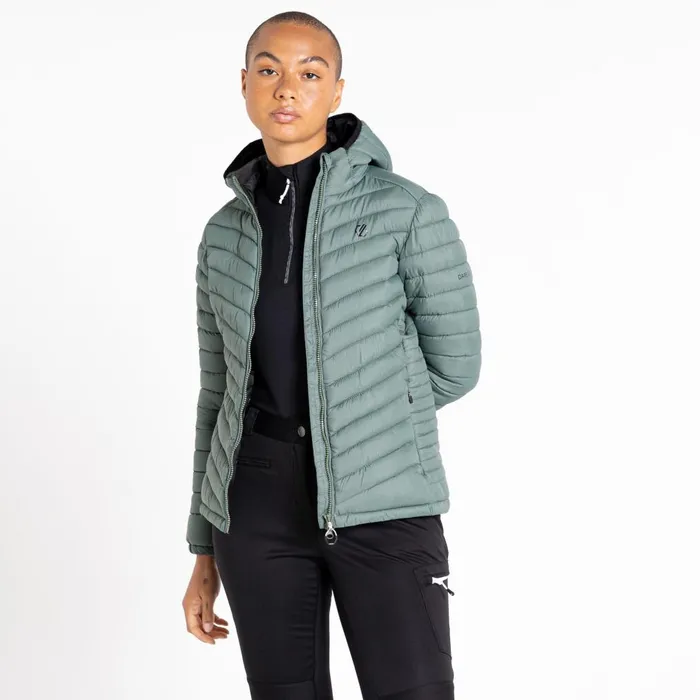 Dare 2b Insulated Jackets Deter II Lightweight Puffer Jacket Duck Green 8211 Women