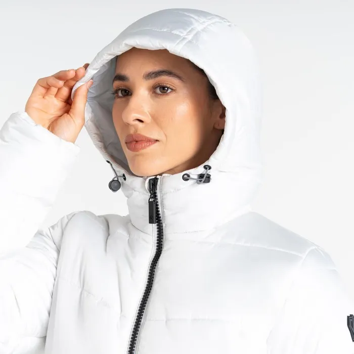Dare 2b Insulated Jackets Distinguish Baffled Jacket Cream 8211 Women