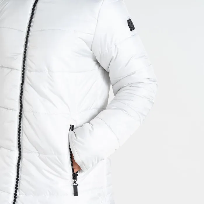 Dare 2b Insulated Jackets Distinguish Baffled Jacket Cream 8211 Women