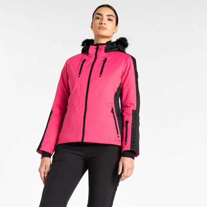 Dare 2b Insulated Jackets Frenzied Ski Jacket Hot Pink 8211 Women