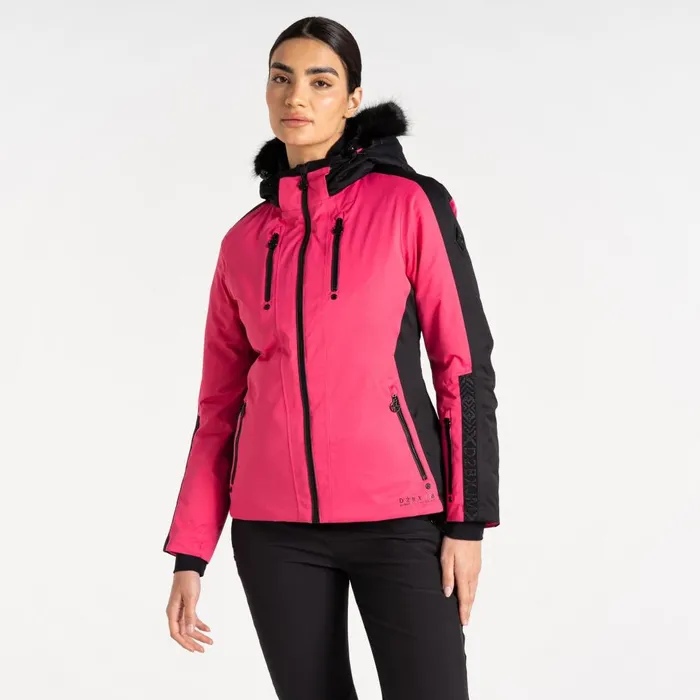 Dare 2b Insulated Jackets Frenzied Ski Jacket Hot Pink 8211 Women