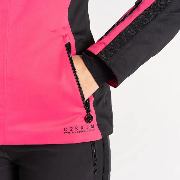 Dare 2b Insulated Jackets Frenzied Ski Jacket Hot Pink 8211 Women