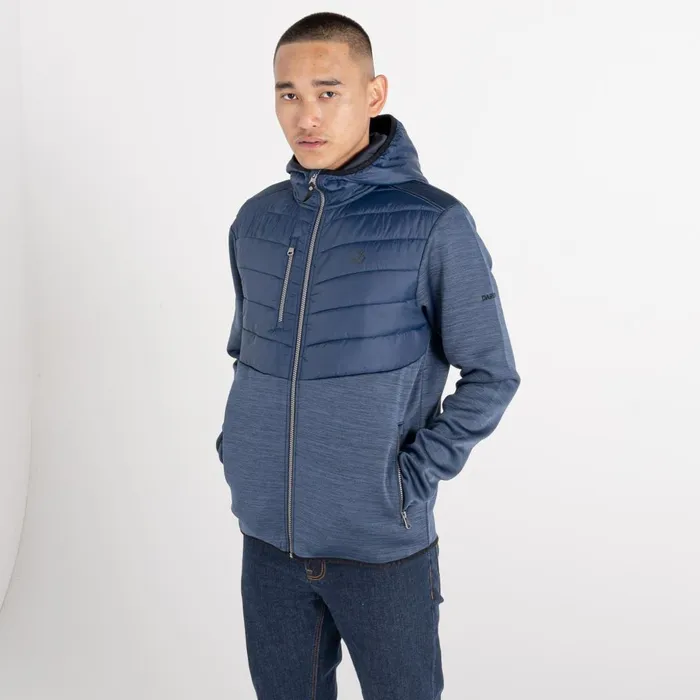 Dare 2b Insulated Jackets Narrative II Full Zip Sweater Nightfall Navy Marl 8211 Men