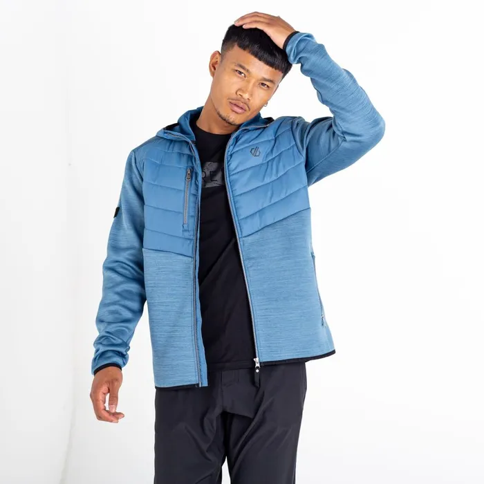 Dare 2b Insulated Jackets Narrative II Full Zip Sweater Stellar Blue 8211 Men