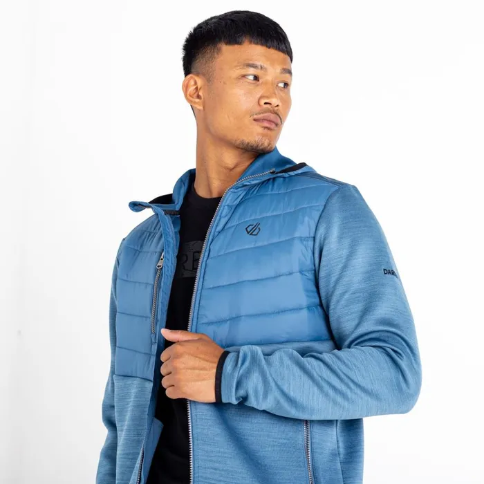Dare 2b Insulated Jackets Narrative II Full Zip Sweater Stellar Blue 8211 Men