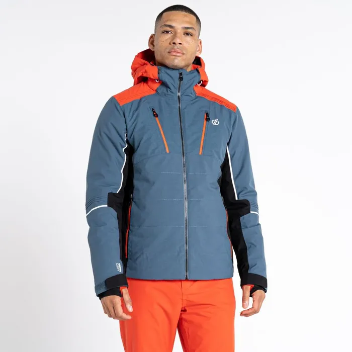 Dare 2b Insulated Jackets Pivotal II Waterproof Ski Jacket Orion Grey Infrared 8211 Men Dare 2b Insulated Jackets Pivotal II Waterproof Ski Jacket Orion Grey Infrared 8211 Men