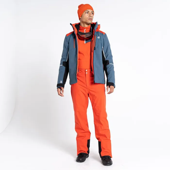 Dare 2b Insulated Jackets Pivotal II Waterproof Ski Jacket Orion Grey Infrared 8211 Men