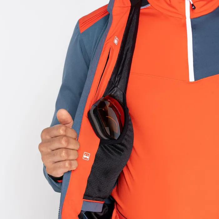 Dare 2b Insulated Jackets Pivotal II Waterproof Ski Jacket Orion Grey Infrared 8211 Men