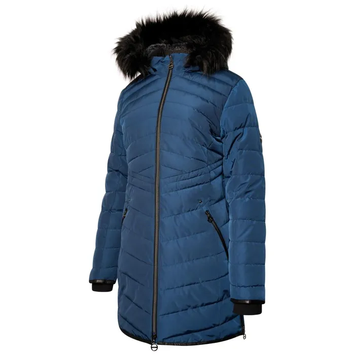 Dare 2b Insulated Jackets Striking III Mid Length Padded Jacket Moonlight Denim 8211 Women