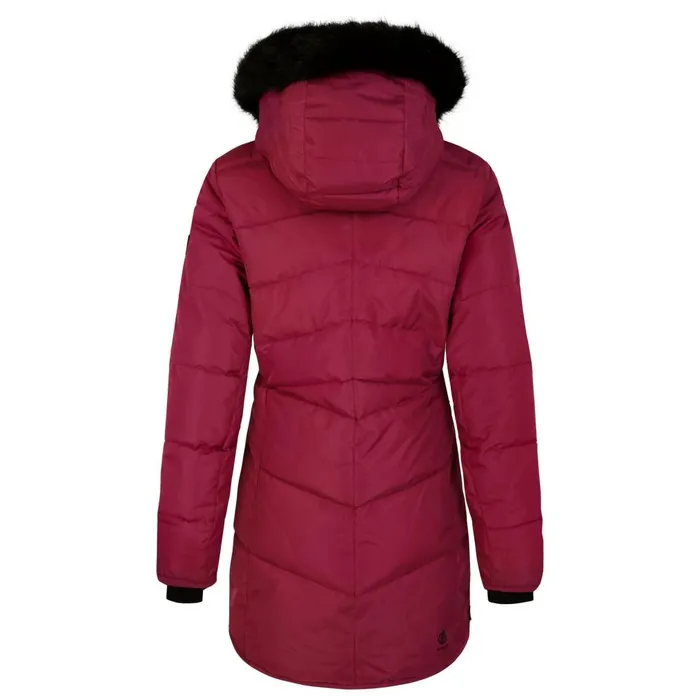 Dare 2b Insulated Jackets Striking III Mid Length Padded Jacket Pink 8211 Women