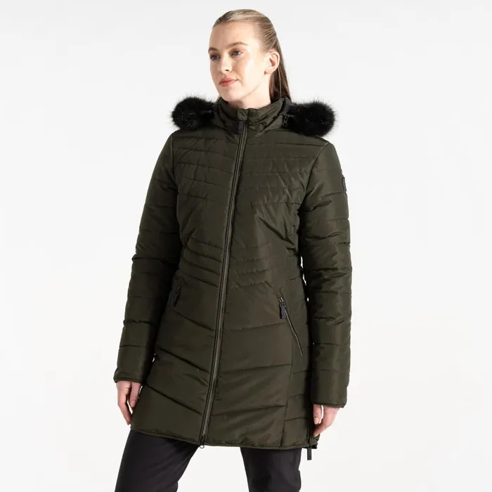 Dare 2b Insulated Jackets Striking IV Jacket Dark Khaki 8211 Women