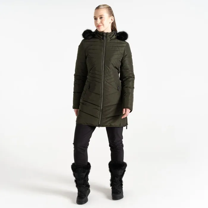 Dare 2b Insulated Jackets Striking IV Jacket Dark Khaki 8211 Women
