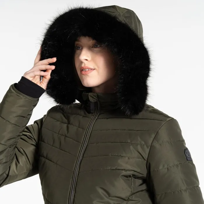 Dare 2b Insulated Jackets Striking IV Jacket Dark Khaki 8211 Women