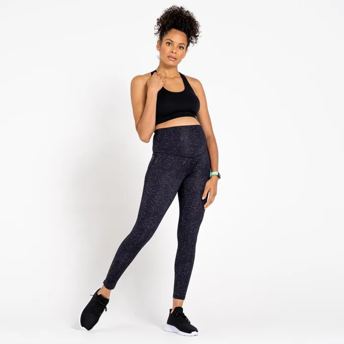 Dare 2b Leggings Influential Maternity Leggings Black Molecular Print 8211 Women