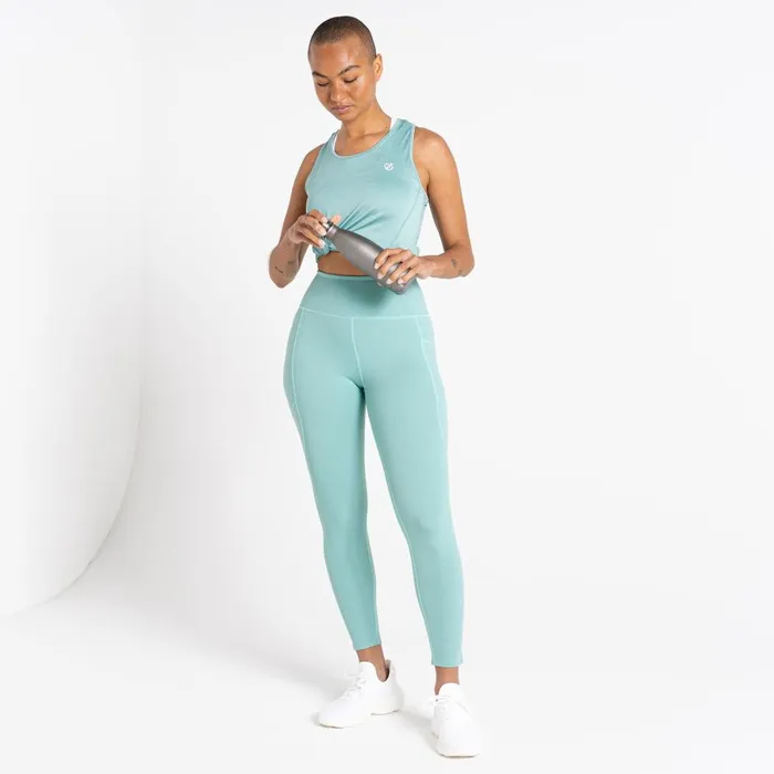 Dare 2b Leggings Power HighWaisted Leggings Canton Green 8211 Women