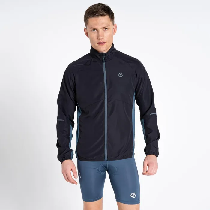 Dare 2b Lightweight Jackets Ablaze II Lightweight Windshell Jacket Black Orion Grey 8211 Men