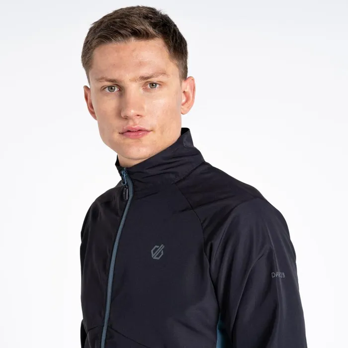 Dare 2b Lightweight Jackets Ablaze II Lightweight Windshell Jacket Black Orion Grey 8211 Men