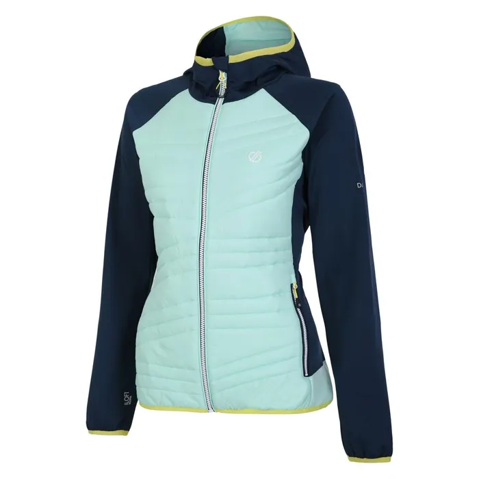 Dare 2b Lightweight Jackets Altimeter Hybrid Jacket Mint Green Moonlight Denim 8211 Women