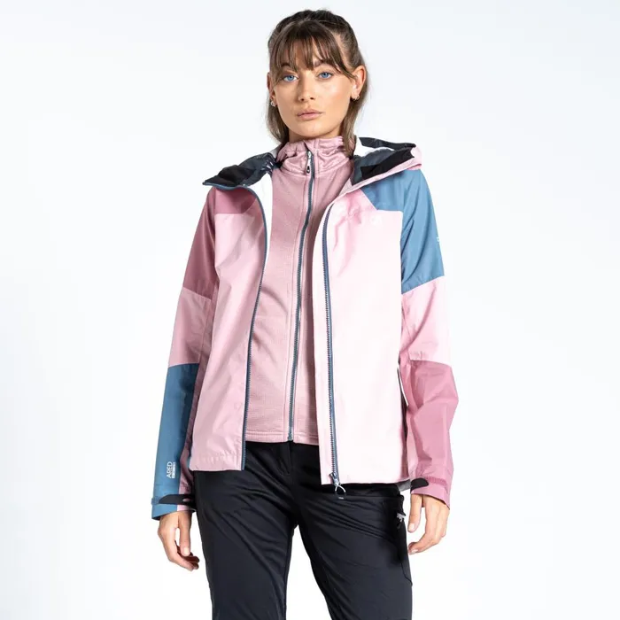 Dare 2b Lightweight Jackets Checkpoint III Recycled Waterproof Jacket Powder Pink Mesa Rose 8211 Women Dare 2b Lightweight Jackets Checkpoint III Recycled Waterproof Jacket Powder Pink Mesa Rose 8211 Women