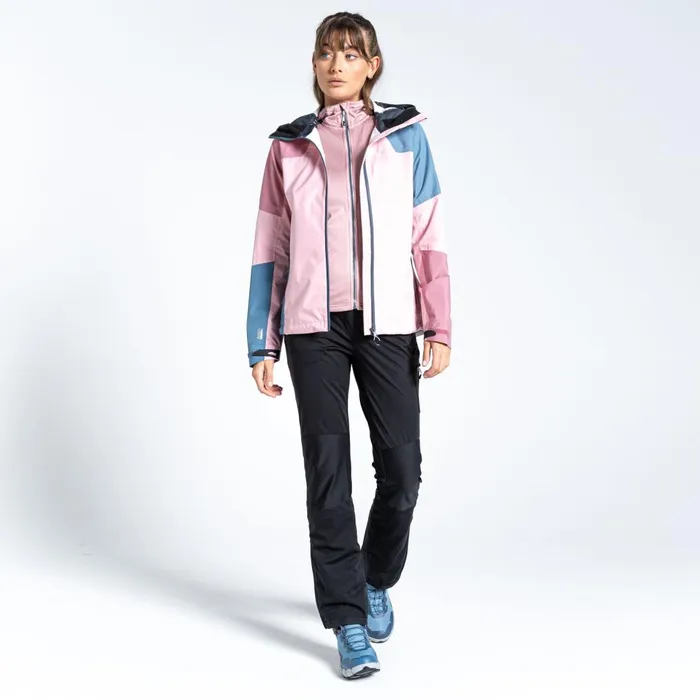 Dare 2b Lightweight Jackets Checkpoint III Recycled Waterproof Jacket Powder Pink Mesa Rose 8211 Women