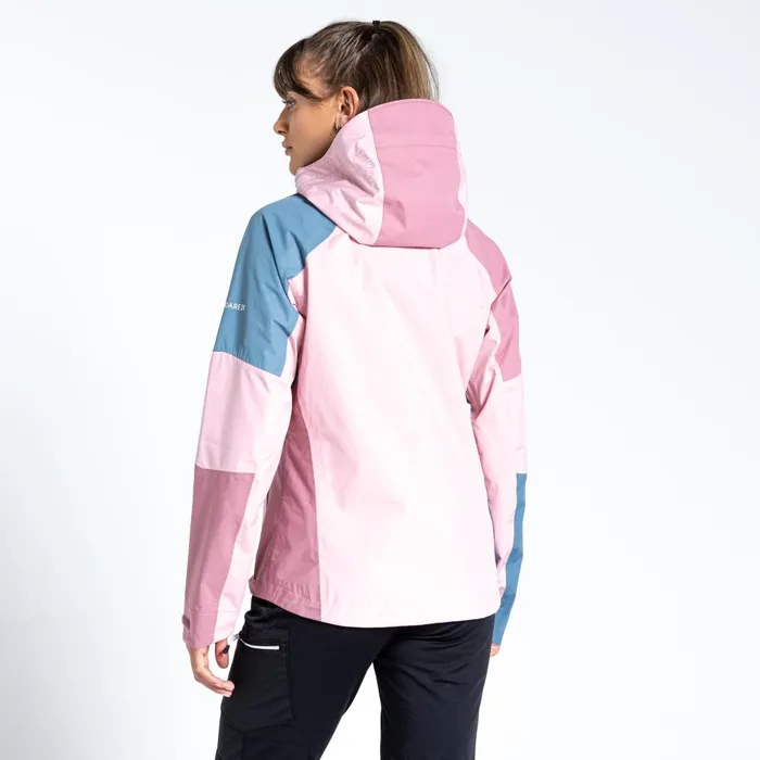 Dare 2b Lightweight Jackets Checkpoint III Recycled Waterproof Jacket Powder Pink Mesa Rose 8211 Women