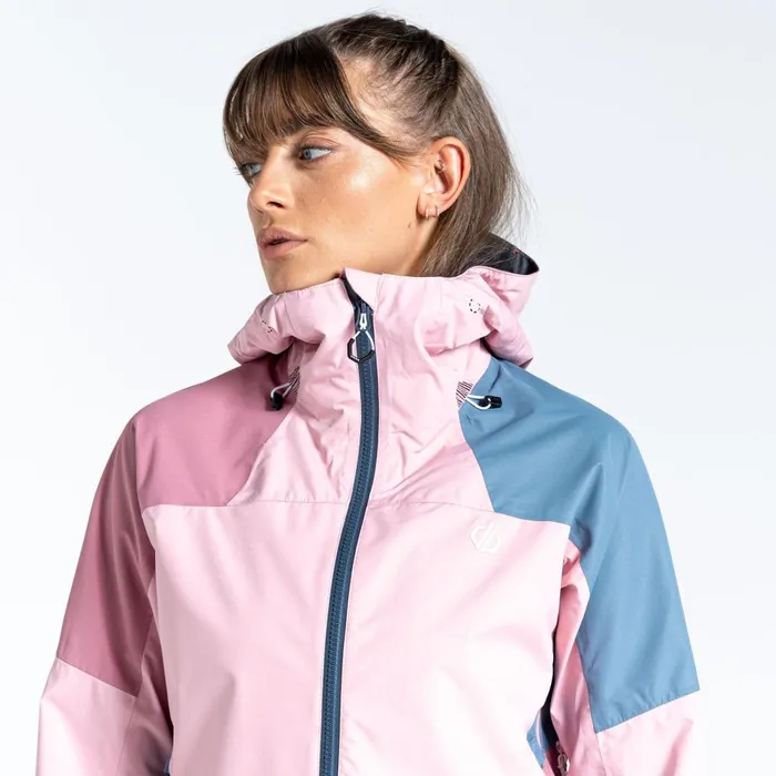 Dare 2b Lightweight Jackets Checkpoint III Recycled Waterproof Jacket Powder Pink Mesa Rose 8211 Women
