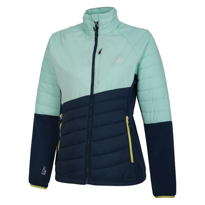 Dare 2b Lightweight Jackets Lexan Hybrid Jacket Mint Green Moonlight Denim 8211 Women