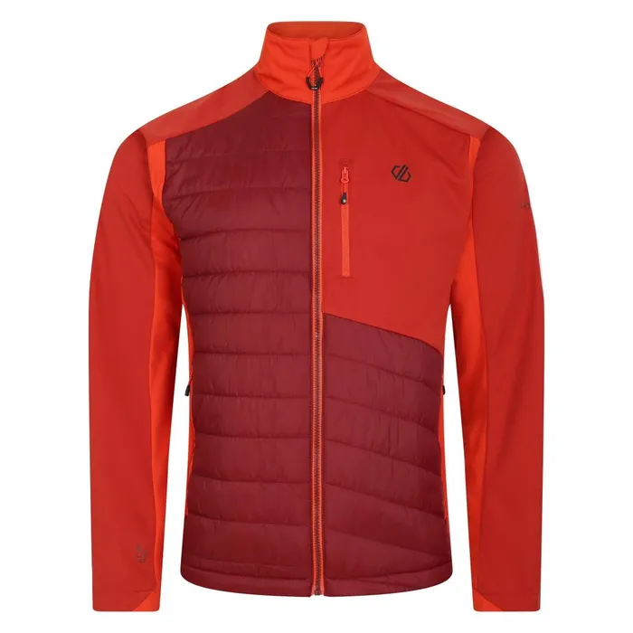 Dare 2b Lightweight Jackets Mountaineer Hybrid Jacket Tuscan Syrah Red 8211 Men