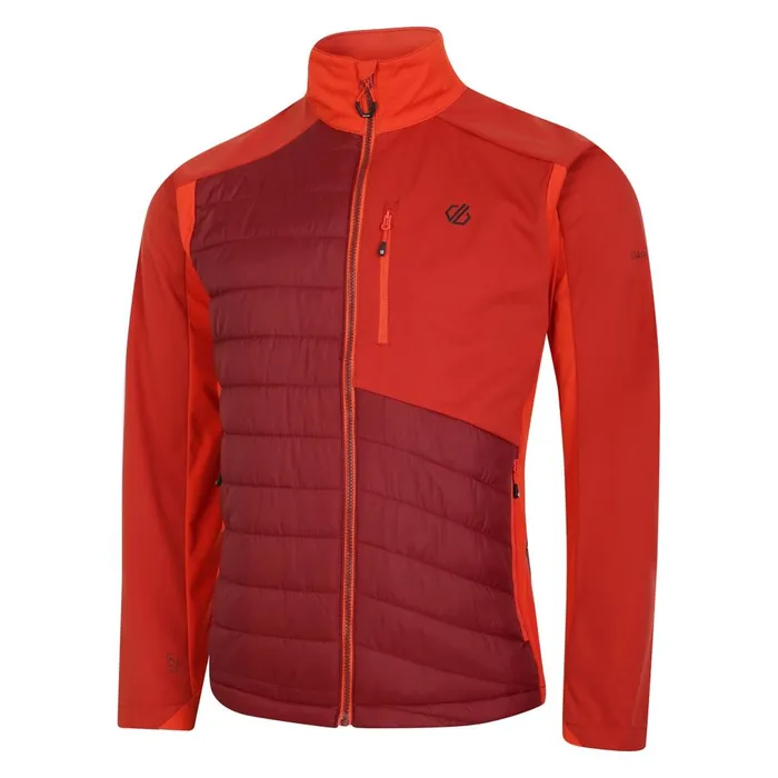 Dare 2b Lightweight Jackets Mountaineer Hybrid Jacket Tuscan Syrah Red 8211 Men