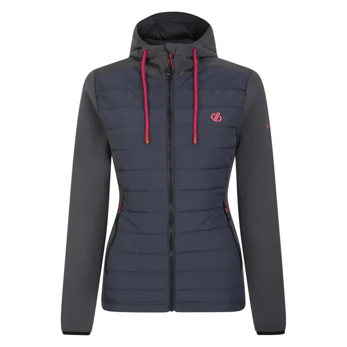 Dare 2b Lightweight Jackets Notion Hybrid Hybrid Jacket Charcoal Grey Marl 8211 Women