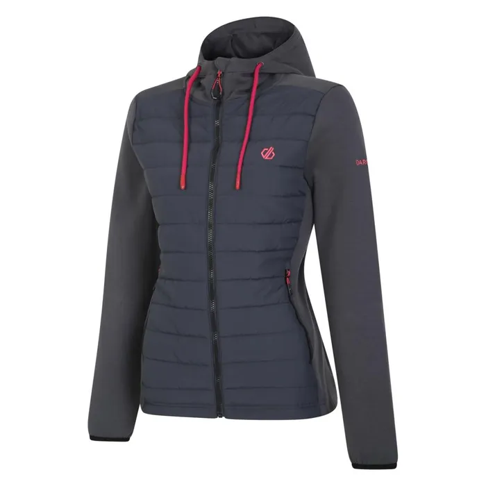 Dare 2b Lightweight Jackets Notion Hybrid Hybrid Jacket Charcoal Grey Marl 8211 Women