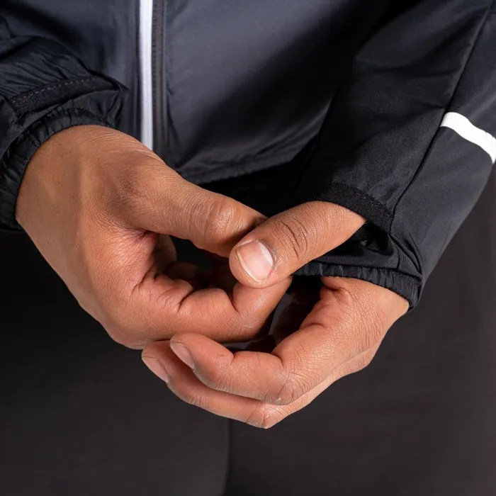 Dare 2b Lightweight Jackets Oxidate Lightweight Windshell Jacket Black Ebony Grey 8211 Men