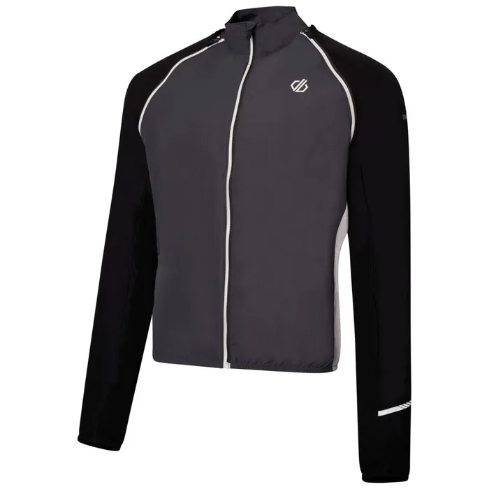 Dare 2b Lightweight Jackets Oxidate Lightweight Windshell Jacket Black Ebony Grey 8211 Men