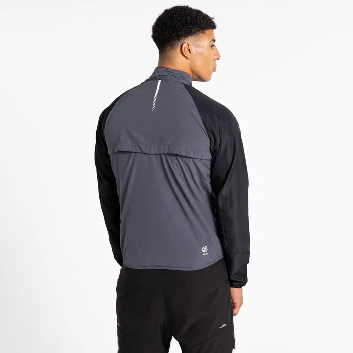 Dare 2b Lightweight Jackets Oxidate Lightweight Windshell Jacket Black Ebony Grey 8211 Men