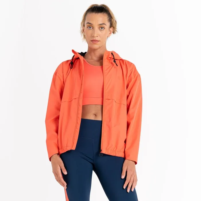 Dare 2b Lightweight Jackets Swift Lightweight Waterproof Jacket Neon Peach 8211 Women