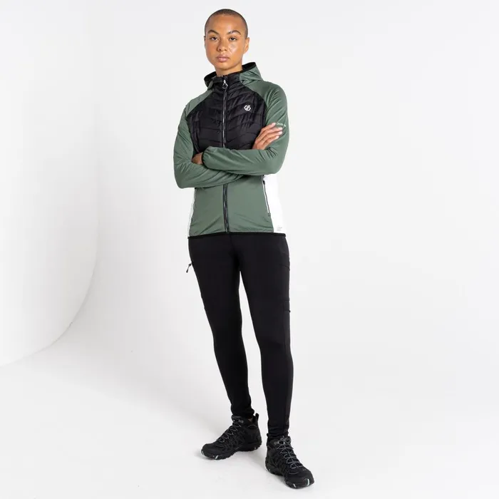 Dare 2b Midlayers Surmount II Recycled Wool Hybrid Jacket Duck Green 8211 Women