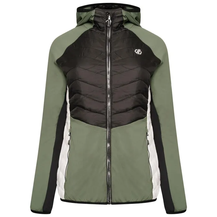 Dare 2b Midlayers Surmount II Recycled Wool Hybrid Jacket Duck Green 8211 Women