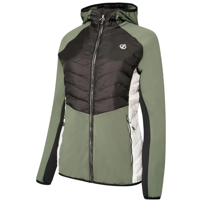 Dare 2b Midlayers Surmount II Recycled Wool Hybrid Jacket Duck Green 8211 Women