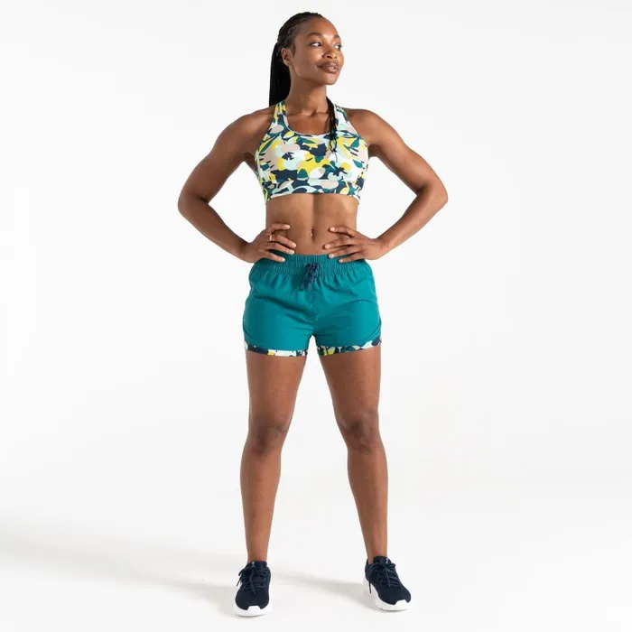 Dare 2b Shorts Sprint Up 2in1 Shorts Kayaking Blue Petal Print 8211 Women