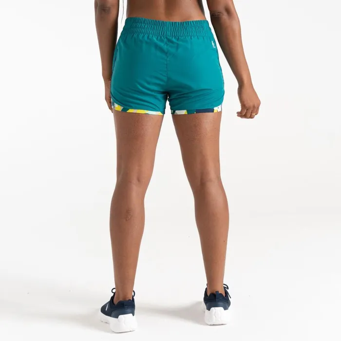 Dare 2b Shorts Sprint Up 2in1 Shorts Kayaking Blue Petal Print 8211 Women