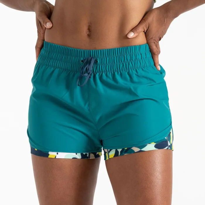 Dare 2b Shorts Sprint Up 2in1 Shorts Kayaking Blue Petal Print 8211 Women
