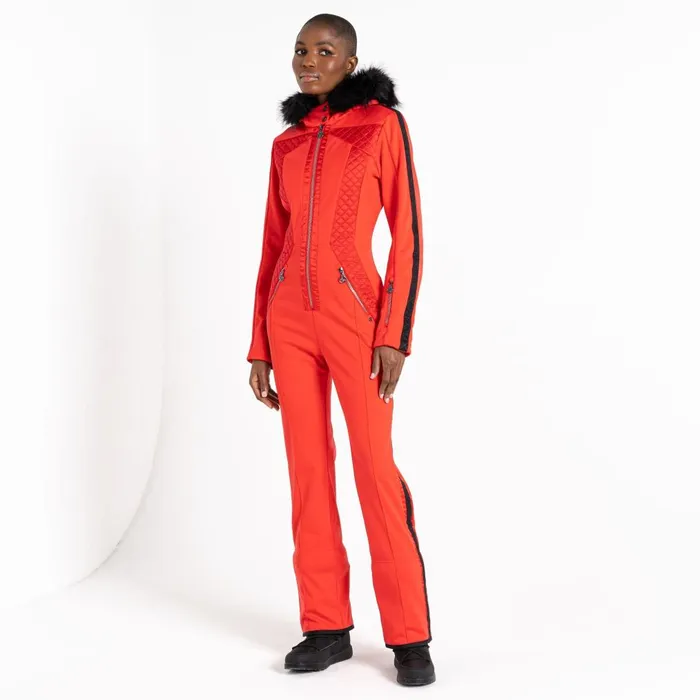 Dare 2b Ski Jacket Julien Macdonald 8211 Supremacy Snowsuit Volcanic Red 8211 Women Dare 2b Ski Jacket Julien Macdonald 8211 Supremacy Snowsuit Volcanic Red 8211 Women