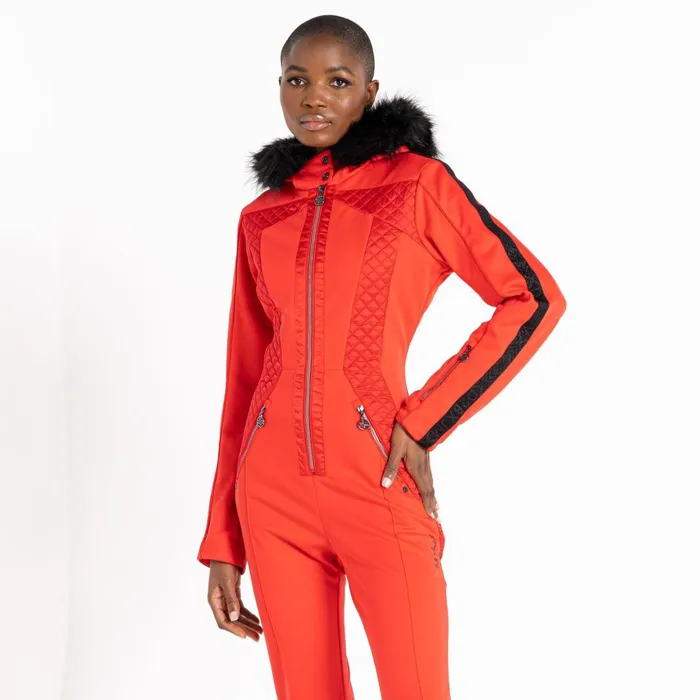 Dare 2b Ski Jacket Julien Macdonald 8211 Supremacy Snowsuit Volcanic Red 8211 Women