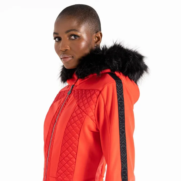 Dare 2b Ski Jacket Julien Macdonald 8211 Supremacy Snowsuit Volcanic Red 8211 Women