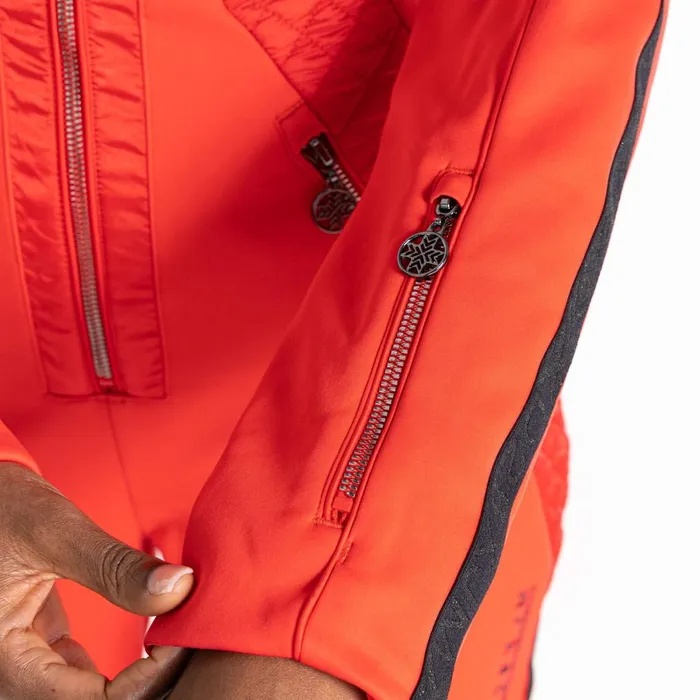 Dare 2b Ski Jacket Julien Macdonald 8211 Supremacy Snowsuit Volcanic Red 8211 Women